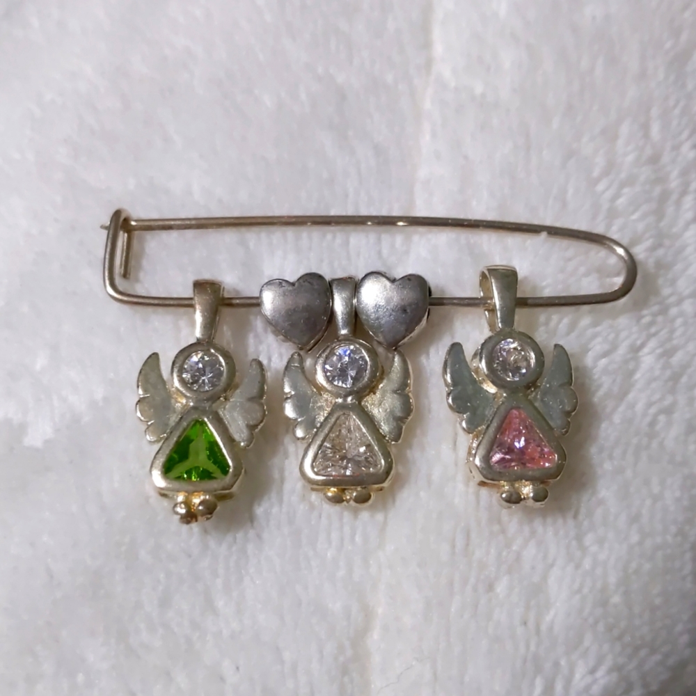 Birthstones Brooch